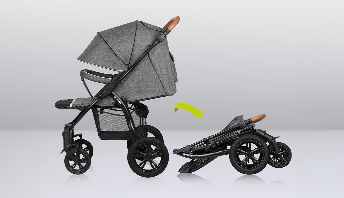 Lionelo Annet Tour Black Carbon — stroller